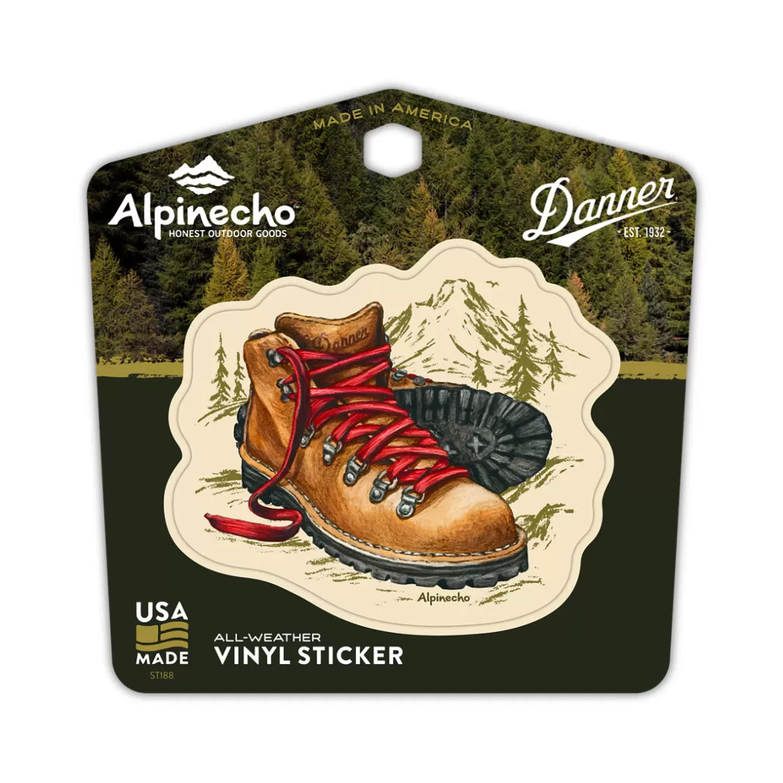 Stickers & Pins | Danner - Alpinecho X   Mountain Light Sticker