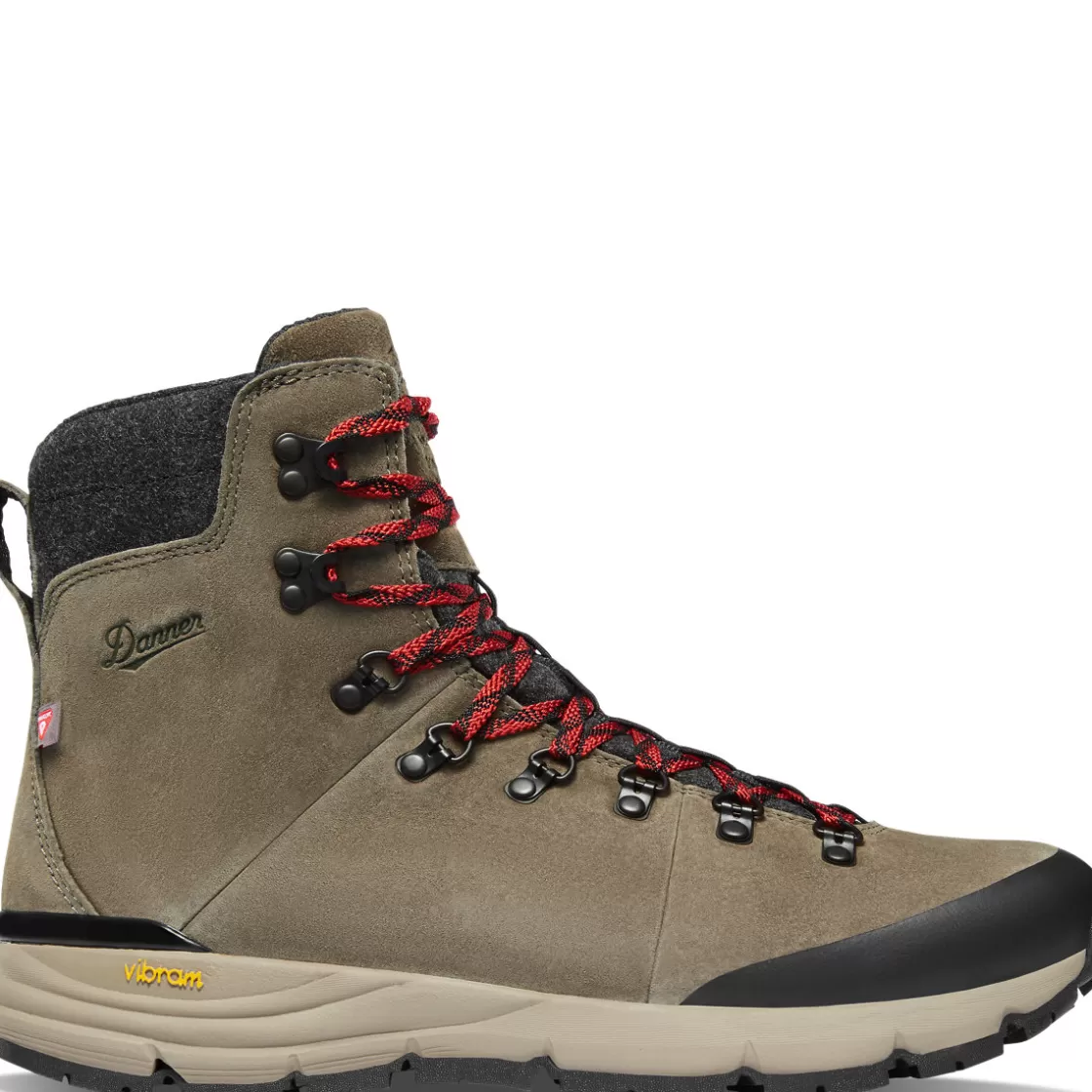 Hike | Boots | Danner - Arctic 600 Side-Zip Brown/Red Insulated 200G