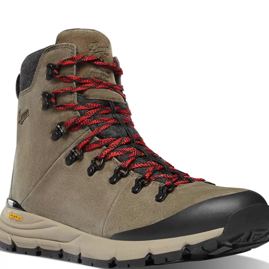 Hike | Boots | Danner - Arctic 600 Side-Zip Brown/Red Insulated 200G