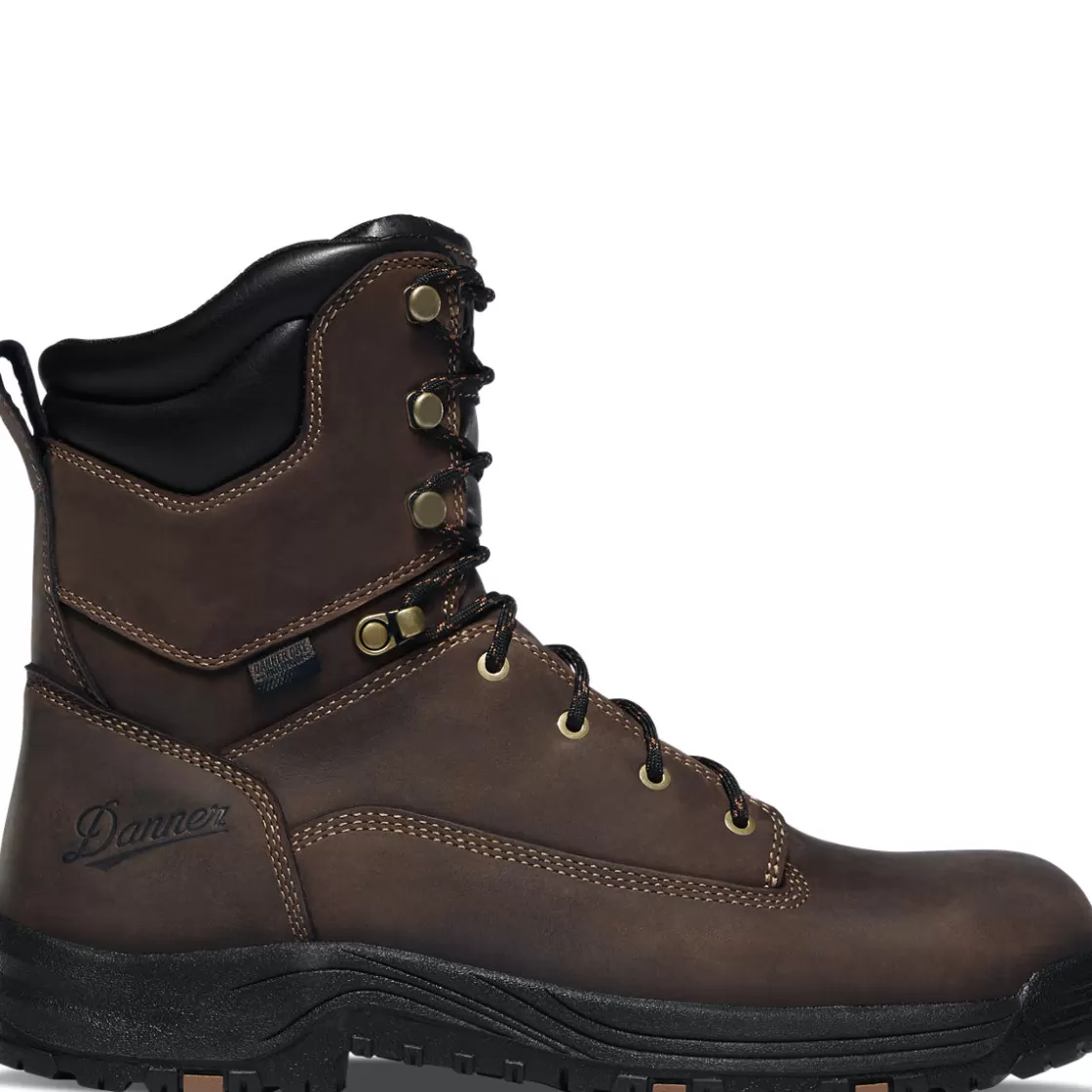 Work | Boots | Danner - Caliper 8" Brown Aluminum Toe