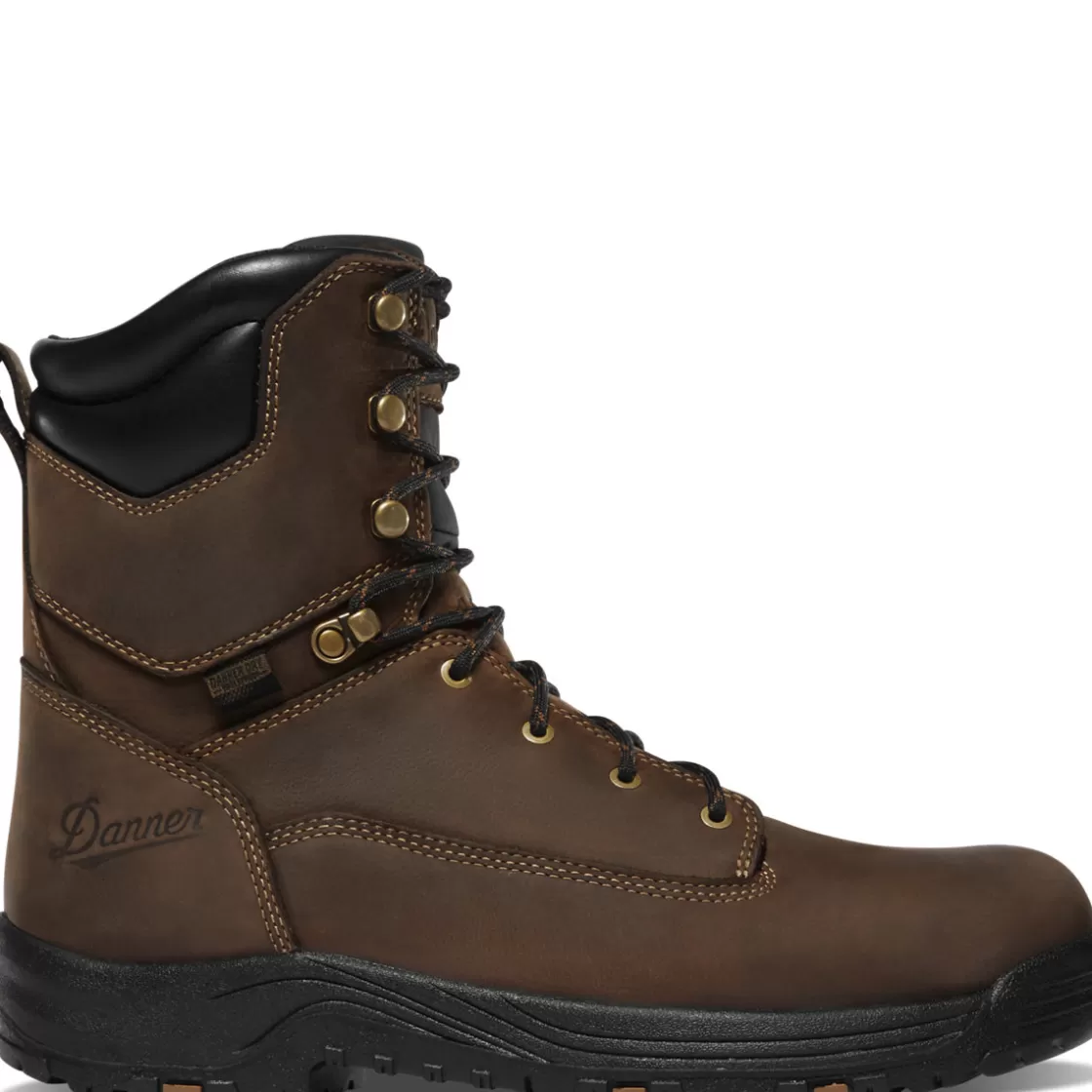 Work | Boots | Danner - Caliper 8" Brown Insulated 400G