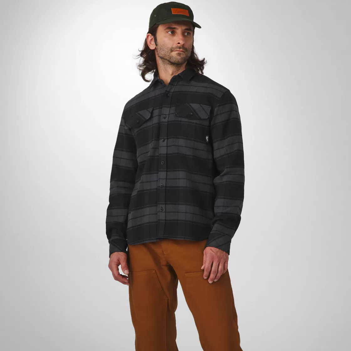 Shirts | Shirts | Danner - Cedar Mill Cotton Flannel Shirt   Black Plaid