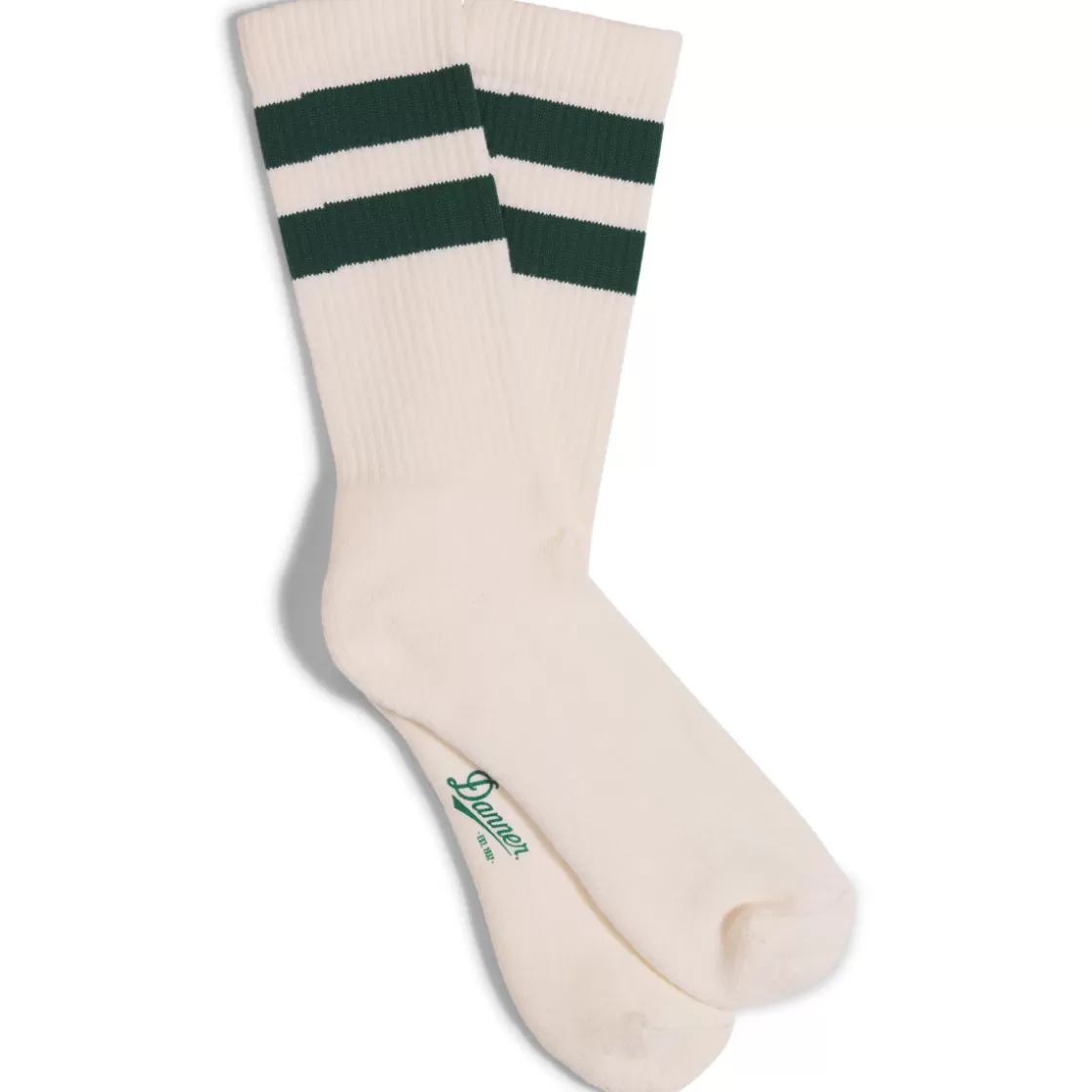 Socks | Socks | Danner - Cotton Socks Crew - Natural/Forest Green