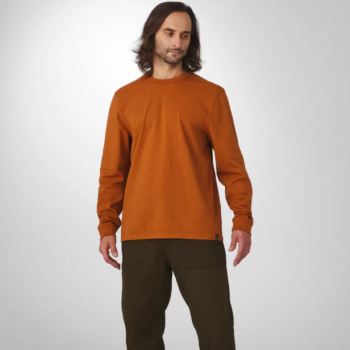 Shirts | Shirts | Danner - Heavyweight Long Sleeve Tee Glazed Ginger