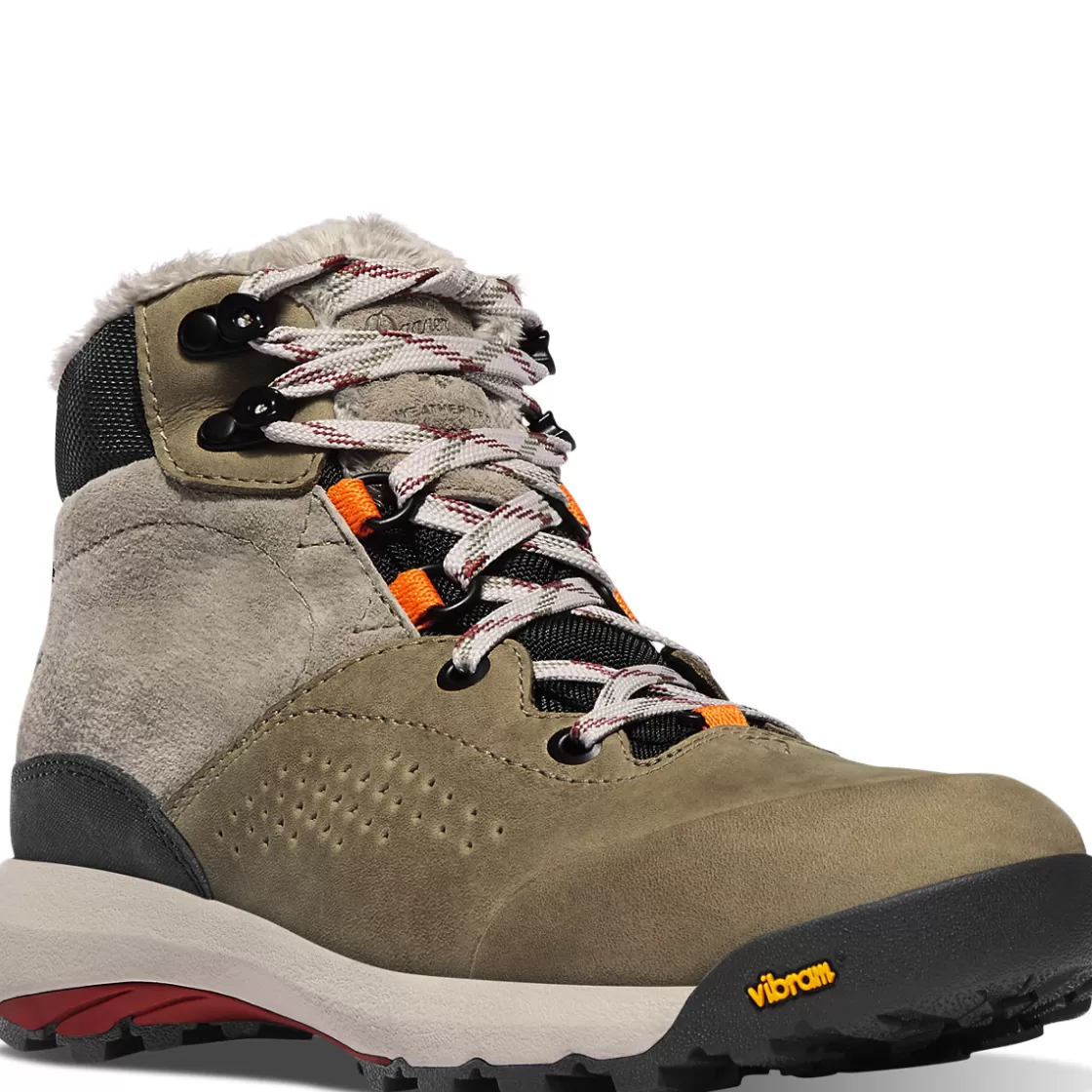 Hike | Lifestyle | Danner - Inquire Mid Hazelwood/Tangerine/Red Insulated 200G