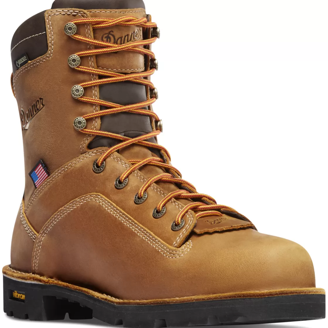 Work | Boots | Danner - Quarry USA Distressed Brown Insulated 400G Composite Toe (NMT)