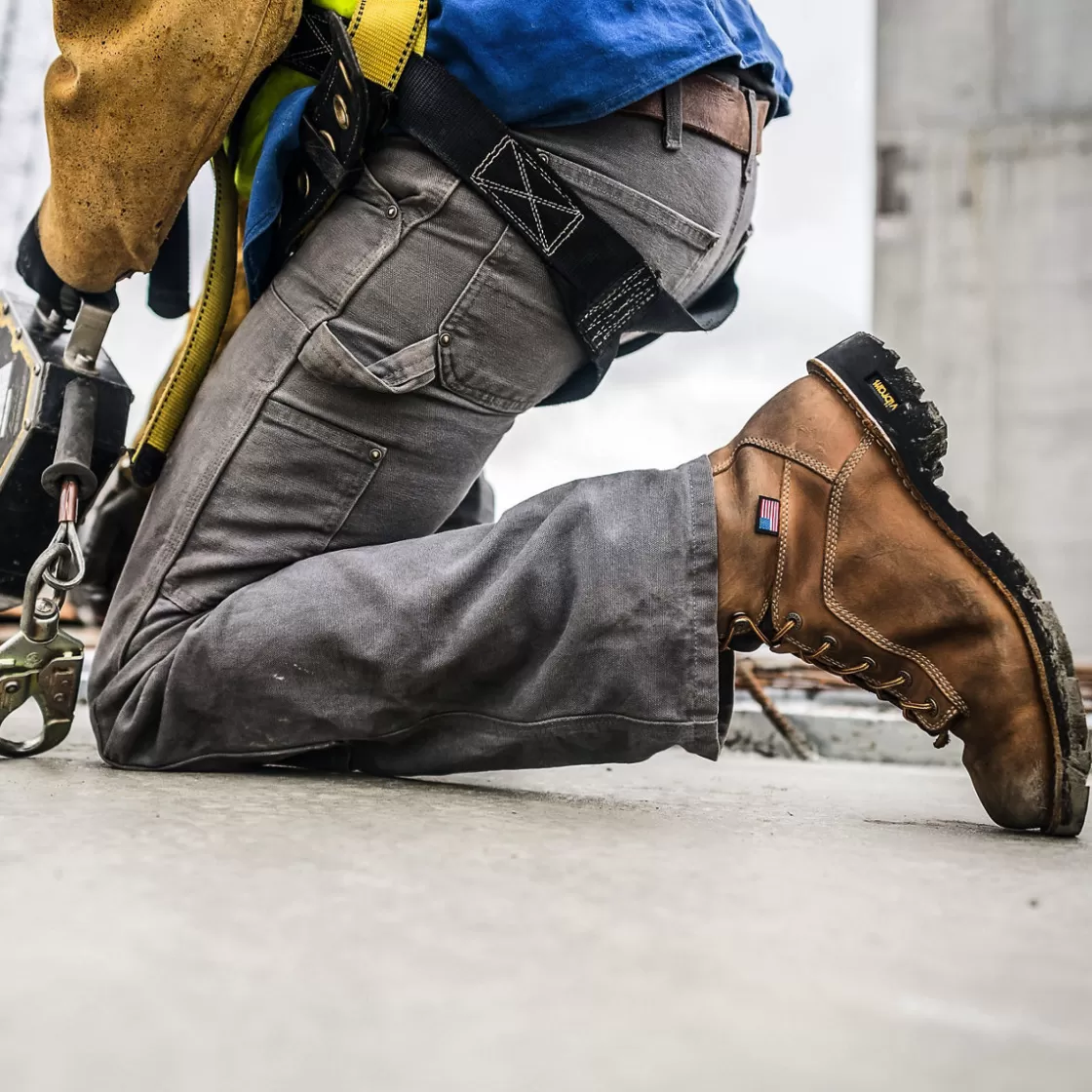 Work | Boots | Danner - Quarry USA Distressed Brown Insulated 400G Composite Toe (NMT)