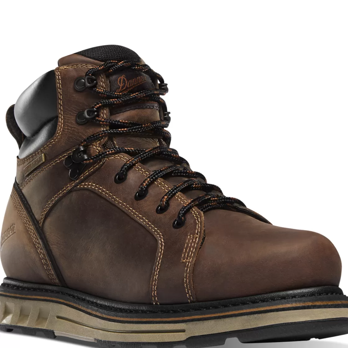 Work | Boots | Danner - Steel Yard 6" Brown Steel Toe Wedge Hot