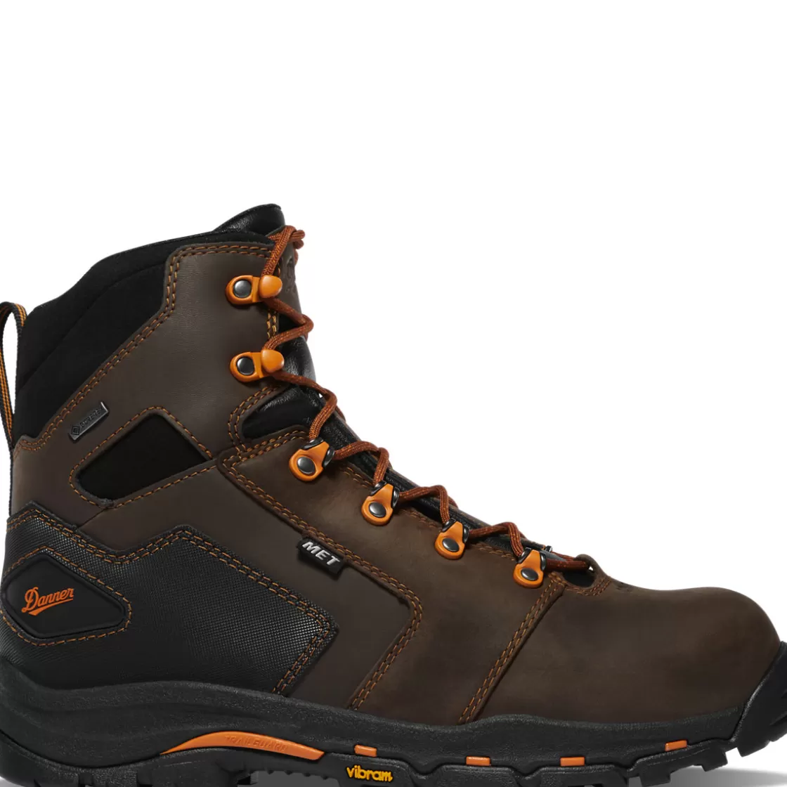 Work | Boots | Danner - Vicious 6" Brown/Orange MET/NMT