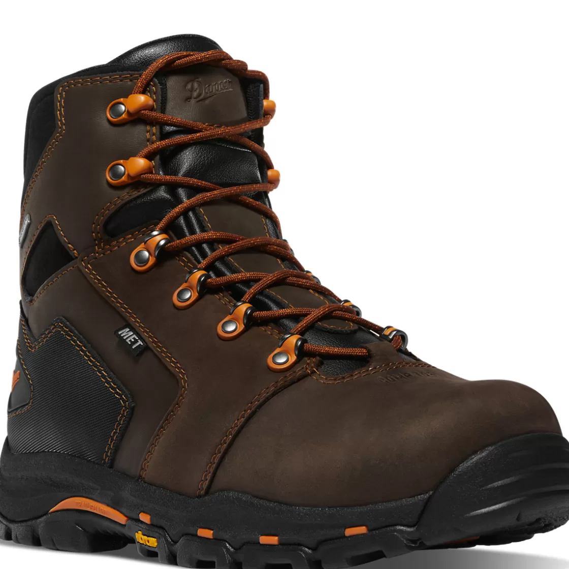 Work | Boots | Danner - Vicious 6" Brown/Orange MET/NMT